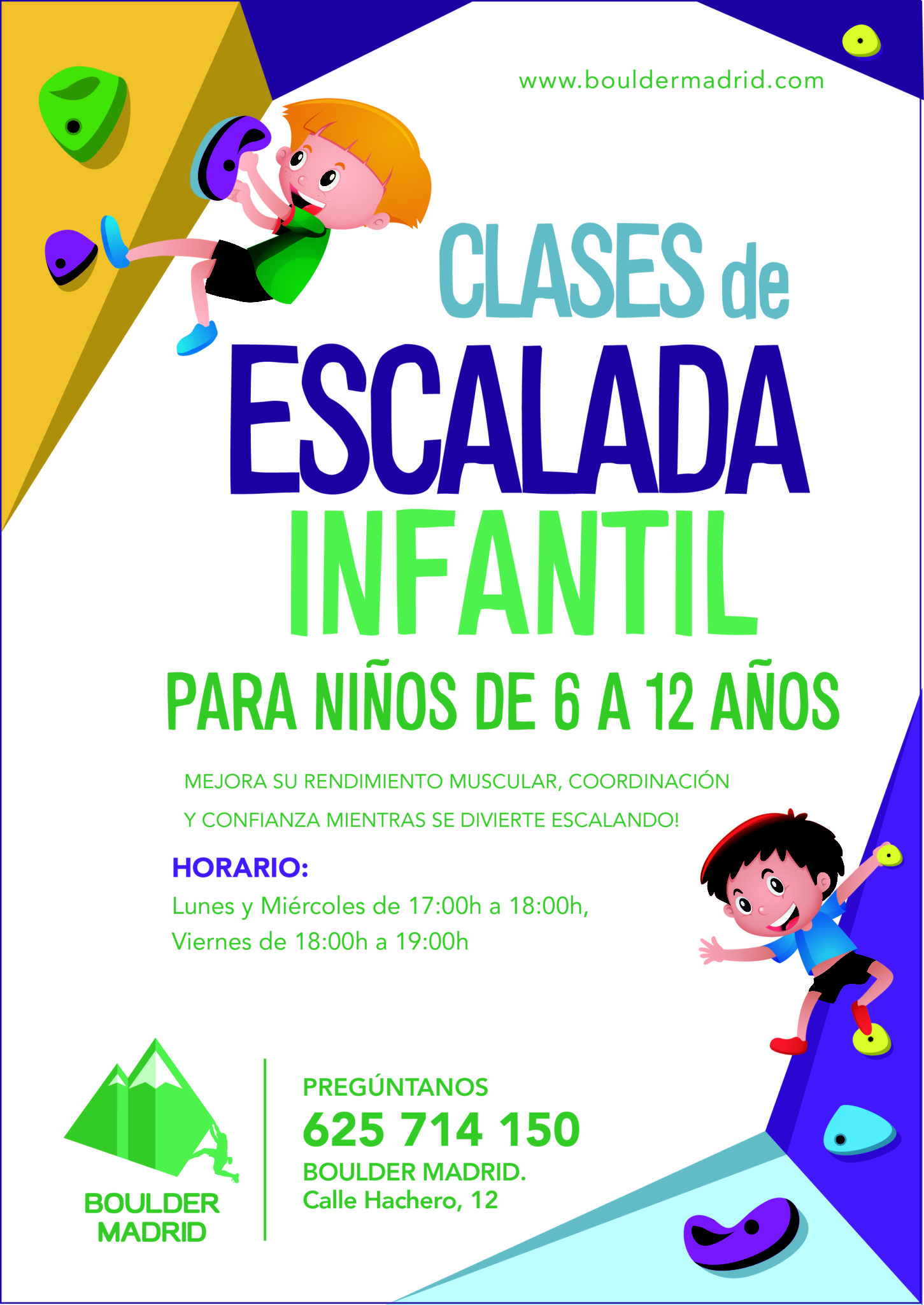 Escalada-Infantil-1 - Boulder Madrid